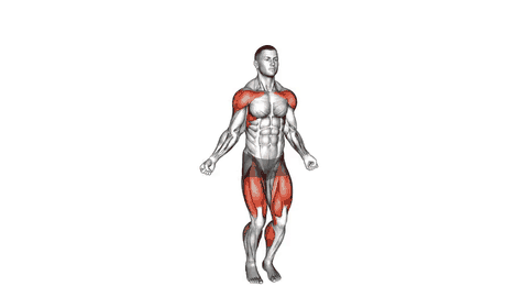 نمایش حرکت طناب‌زنی پرشی