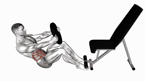 نمایش حرکت چرخش روسی وزنه‌دار
