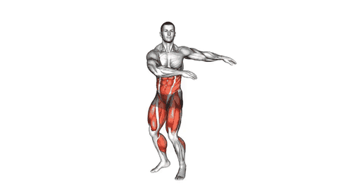 نمایش حرکت پرش چرخشی به طرفین