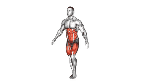 نمایش حرکت ایستادن روی یک پا (تعادل تک‌پا)